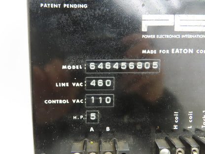 Power Electronics 646456805 Power Relay Unit 5Hp 115V/460V