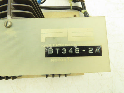 Power Electronics BT346-2A Soft Start Motor Control Heatsink Panel 115V/460V