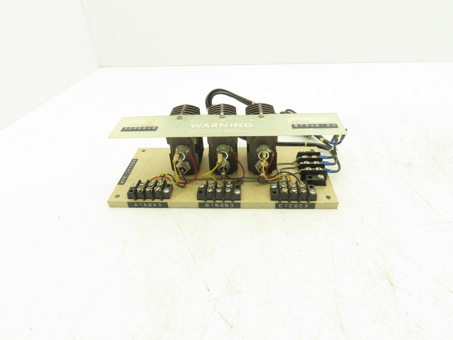 Power Electronics BT346-2A Soft Start Motor Control Heatsink Panel 115V/460V