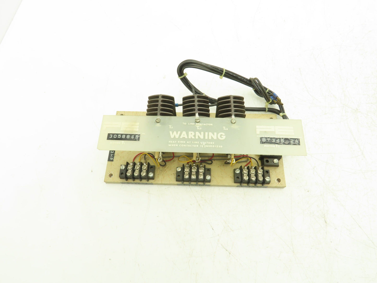 Power Electronics BT346-2A Soft Start Motor Control Heatsink Panel 115V/460V