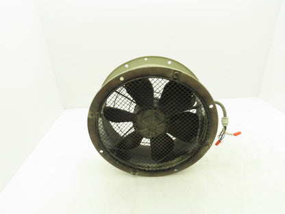 Ziehl-Abegg FC 031-4 DF.2A.3 Exhaust Fan 12" 230/460V 3PH 15" Round Flange