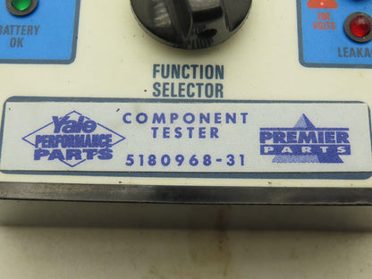 Yale 5180968-31 Component Tester in Case With Manual & Test Leads