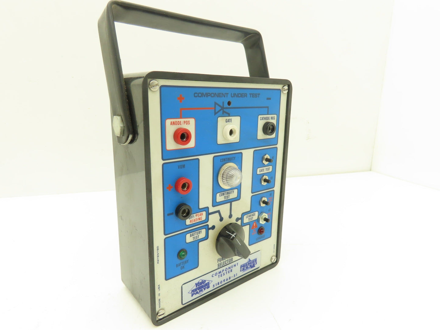 Yale 5180968-31 Component Tester in Box With Manual & Test Leads