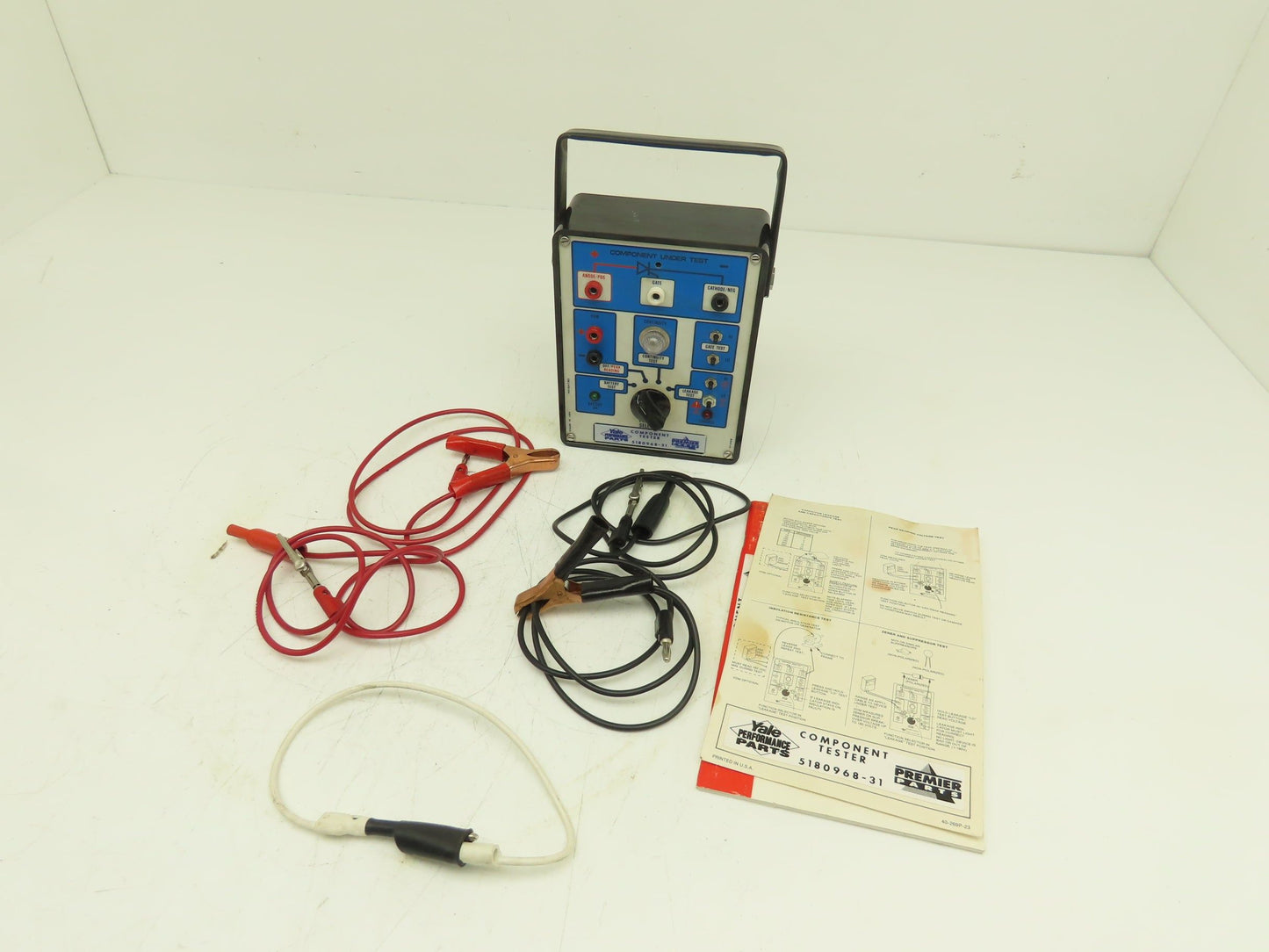 Yale 5180968-31 Component Tester in Box With Manual & Test Leads