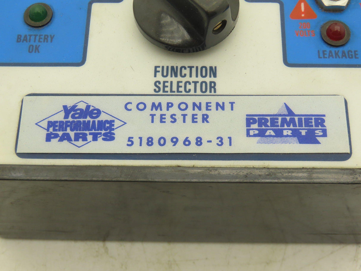 Yale 5180968-31 Component Tester With Manual