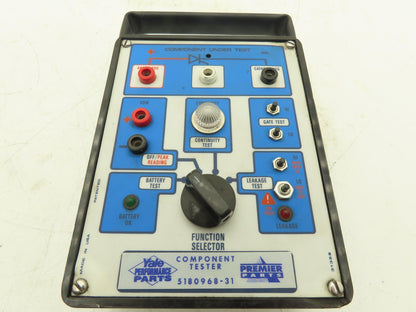 Yale 5180968-31 Component Tester With Manual