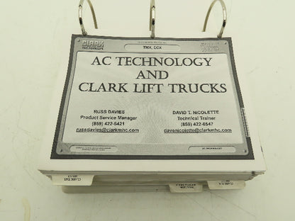 Clark Electric Forklift Service Manual TMX 12-25, EPX 16-20s, ECX20-32, EPX20-30