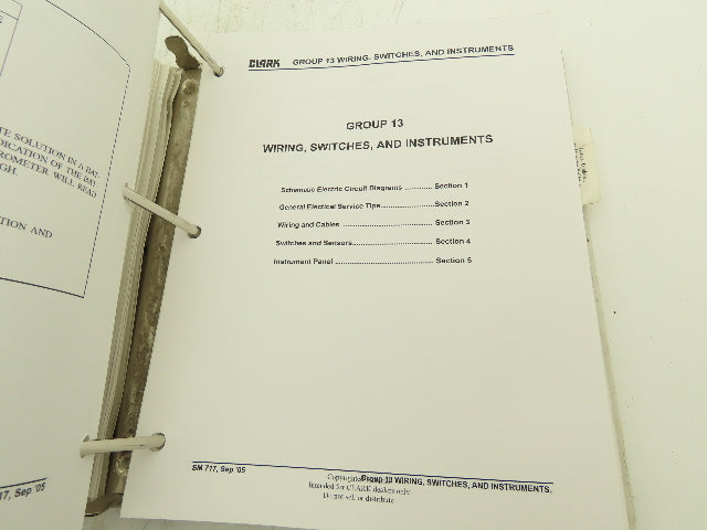 Clark Electric Forklift Service Manual TMX 12-25, EPX 16-20s, ECX20-32, EPX20-30