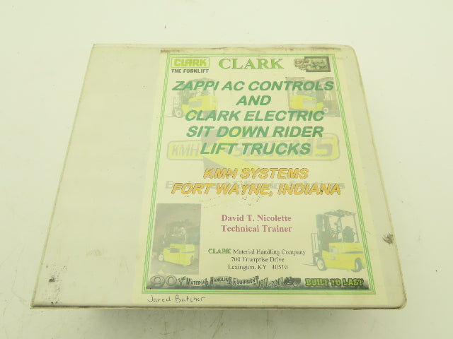Clark Electric Forklift Service Manual TMX 12-25, EPX 16-20s, ECX20-32, EPX20-30