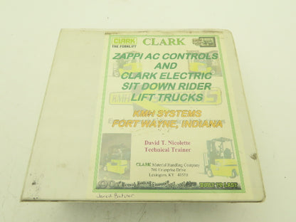 Clark Electric Forklift Service Manual TMX 12-25, EPX 16-20s, ECX20-32, EPX20-30