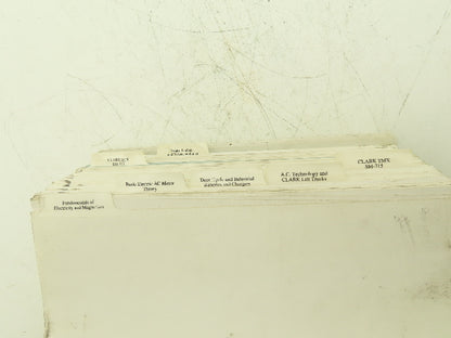 Clark Electric Forklift Service Manual TMX 12-25, EPX 16-20s, ECX20-32, EPX20-30