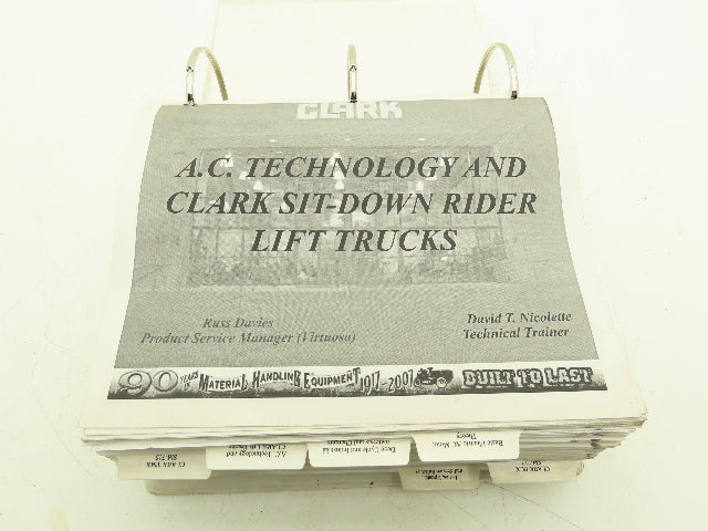 Clark Electric Forklift Service Manual TMX 12-25, EPX 16-20s, ECX20-32, EPX20-30