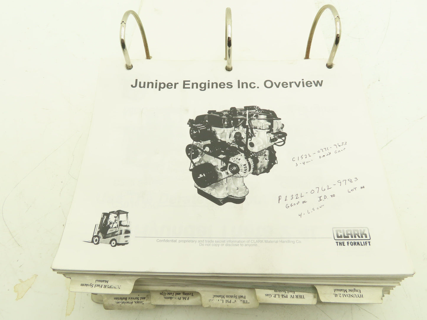 Clark C15-35 D/L/G, C15-32C L/G Gas Forklift Service Manual SM-709 Tier IV