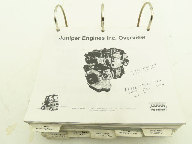 Clark C15-35 D/L/G, C15-32C L/G Gas Forklift Service Manual SM-709 Tier IV