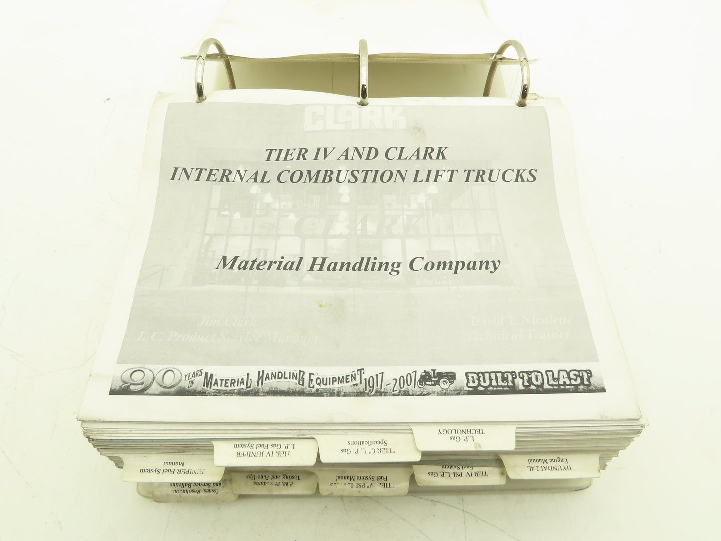 Clark C15-35 D/L/G, C15-32C L/G Gas Forklift Service Manual SM-709 Tier IV