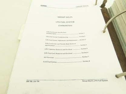 Clark C15-35 D/L/G, C15-32C L/G Gas Forklift Service Manual SM-709 Tier IV