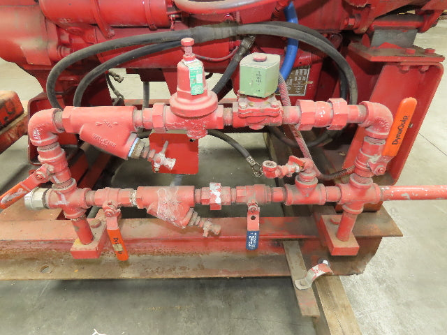 3208 DINA Cat 1993 Marine Diesel Engine Fire Pump 141Hp 1750RPM 14Qt 465 Hours