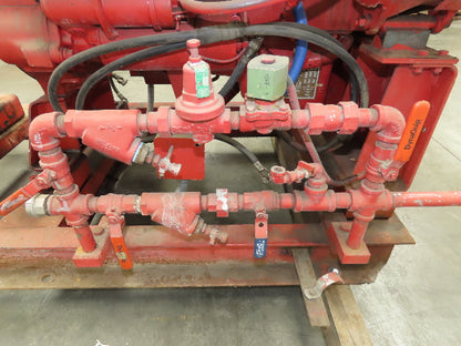 3208 DINA Cat 1993 Marine Diesel Engine Fire Pump 141Hp 1750RPM 14Qt 465 Hours