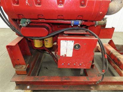 3208 DINA Cat 1993 Marine Diesel Engine Fire Pump 141Hp 1750RPM 14Qt 465 Hours