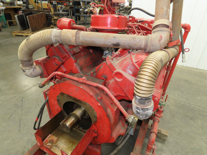 3208 DINA Cat 1993 Marine Diesel Engine Fire Pump 141Hp 1750RPM 14Qt 465 Hours