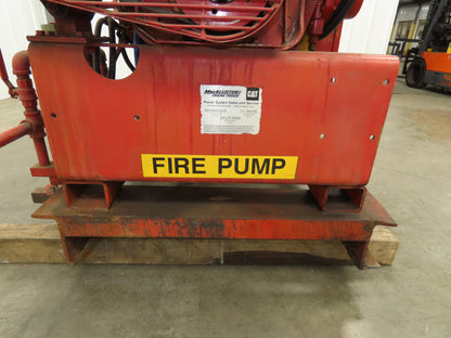 3208 DINA Cat 1993 Marine Diesel Engine Fire Pump 141Hp 1750RPM 14Qt 465 Hours