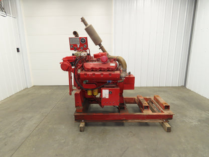 3208 DINA Cat 1993 Marine Diesel Engine Fire Pump 141Hp 1750RPM 14Qt 465 Hours