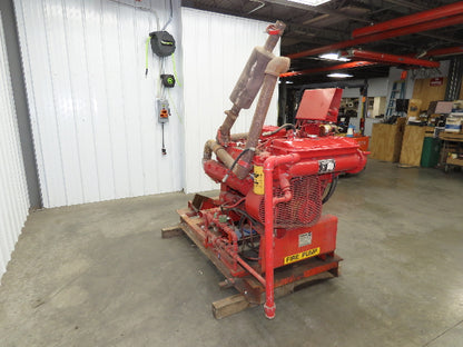 3208 DINA Cat 1993 Marine Diesel Engine Fire Pump 141Hp 1750RPM 14Qt 465 Hours