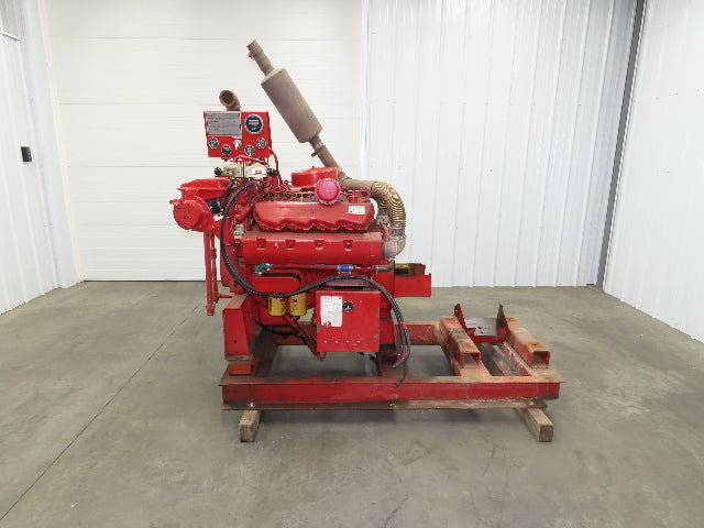 3208 DINA Cat 1993 Marine Diesel Engine Fire Pump 141Hp 1750RPM 14Qt 465 Hours