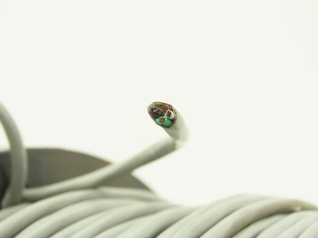 Belden 5402FE Wire Spool 20AWG 4 Conductor 1000' Gray Foil Braid Shielded