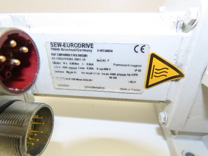 Sew Eurodrive R07 CMP40M/KY/RH1M/SM1 Gearmotor 38.51:1 Reducer 117rpm 51Nm 400v