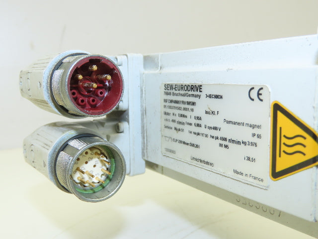Sew Eurodrive R07 CMP40M/KY/RH1M/SM1 Gearmotor 38.51:1 Reducer 117rpm 51Nm 400v