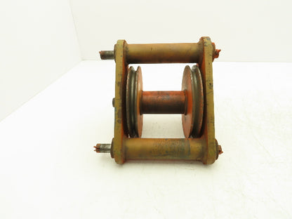 Cleveland Tramrail Upper Hook Block Double Cable Sheave for Bridge Crane Hoist