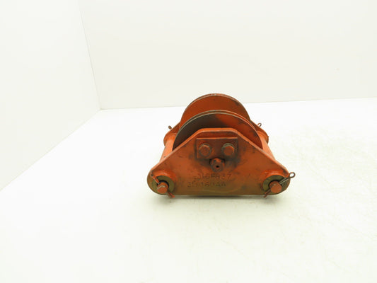Cleveland Tramrail Upper Hook Block Double Cable Sheave for Bridge Crane Hoist