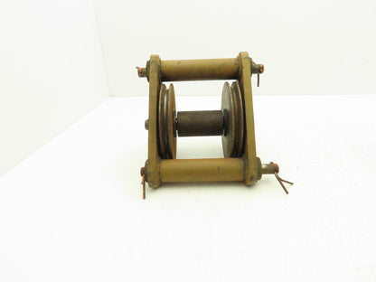 Cleveland Tramrail Upper Hook Block Double Cable Sheave for Bridge Crane Hoist