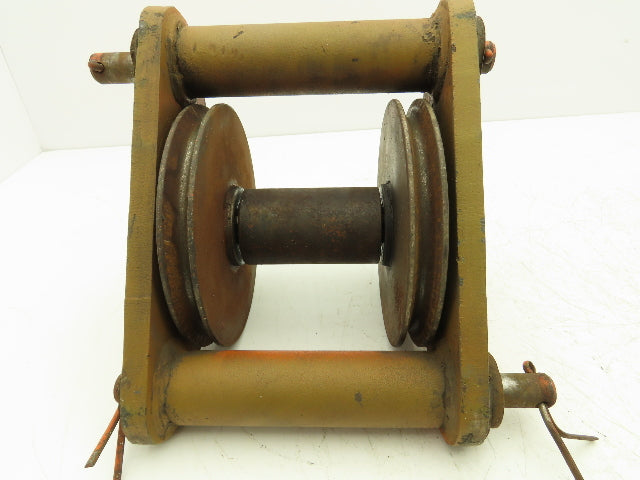 Cleveland Tramrail Upper Hook Block Double Cable Sheave for Bridge Crane Hoist
