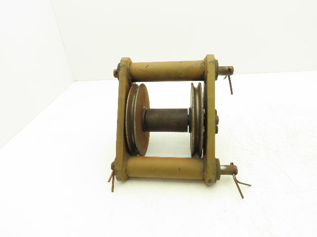 Cleveland Tramrail Upper Hook Block Double Cable Sheave for Bridge Crane Hoist