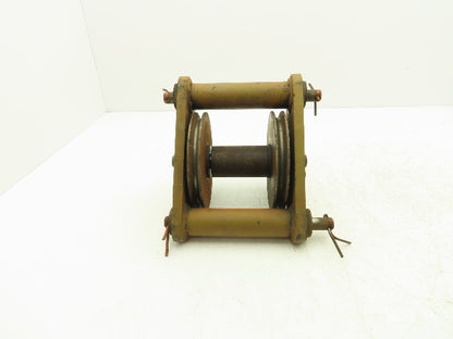 Cleveland Tramrail Upper Hook Block Double Cable Sheave for Bridge Crane Hoist