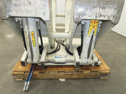 Cascade 90F Paper Roll Clamp 9000LB Fork Lift Truck Clamping Attachment Class 4