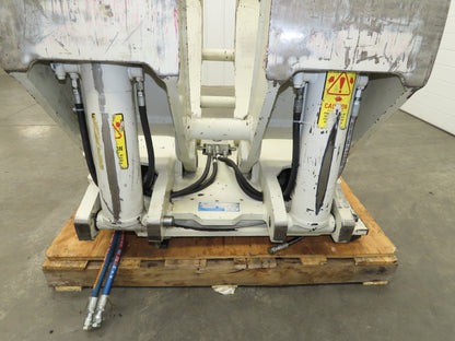 Cascade 90F Paper Roll Clamp 9000LB Fork Lift Truck Clamping Attachment Class 4
