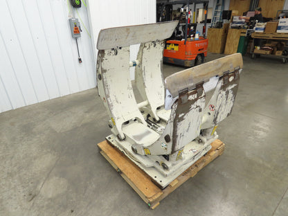 Cascade 90F Paper Roll Clamp 9000LB Fork Lift Truck Clamping Attachment Class 4