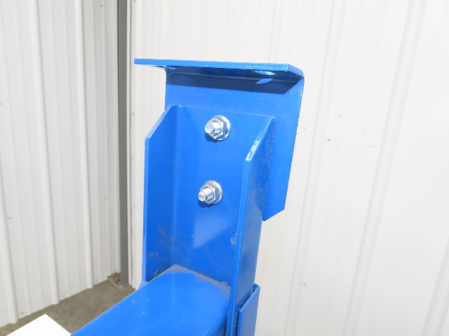 Lewco 36"W Conveyor Leg Stationary Floor Support BLUE 24-5/8" to 36-5/8"H