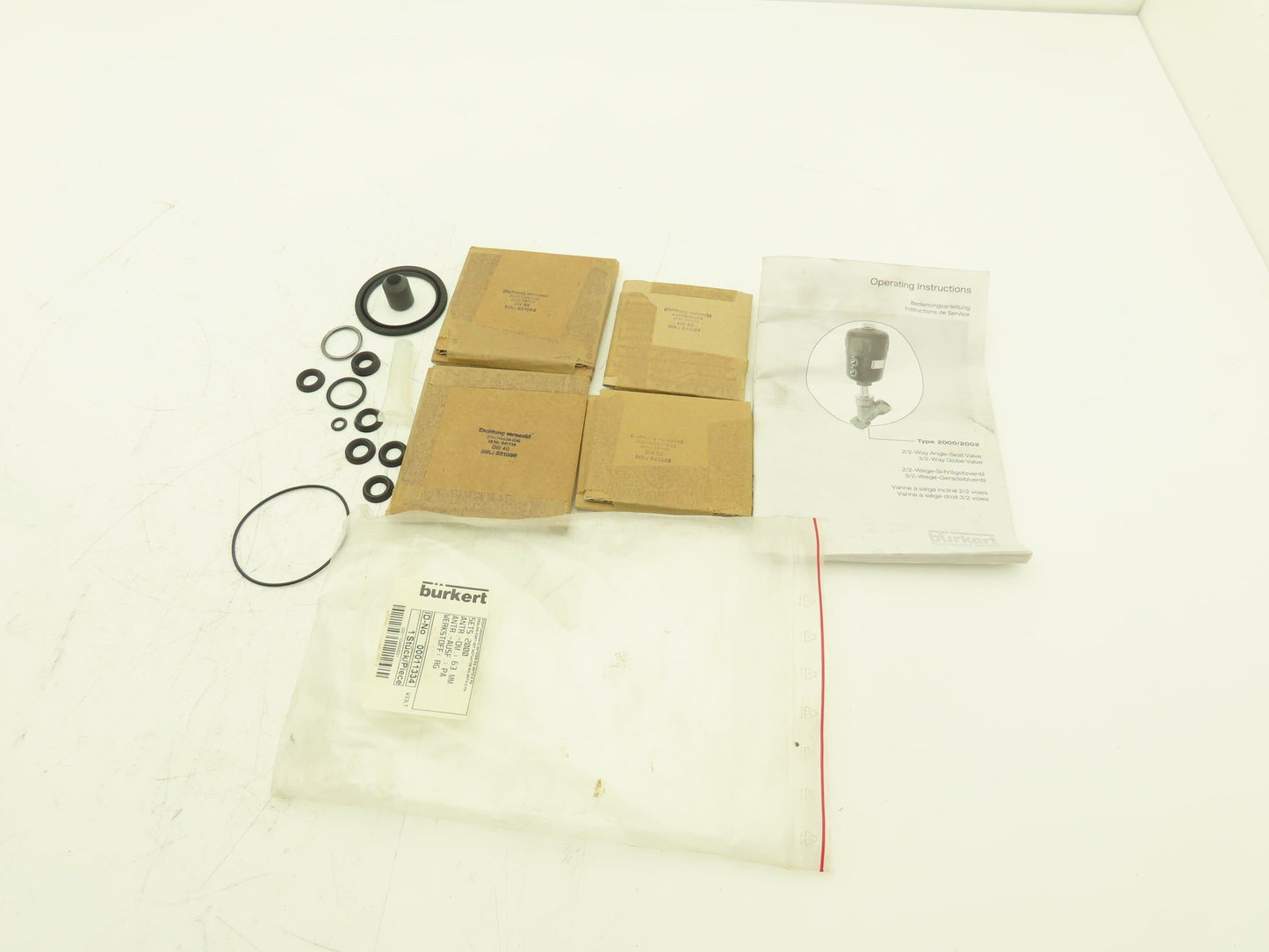 Burkert SET5 2000 Sealing Part Set Actuator Repair Kit 63mm