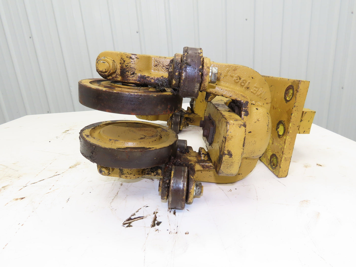 American Monorail Bridge Crane Hoist Trolley Manual End Truck 6-1/2" Wheels