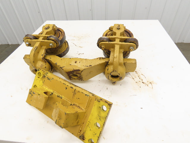 American Monorail Bridge Crane Hoist Trolley Manual End Truck 6-1/2" Wheels