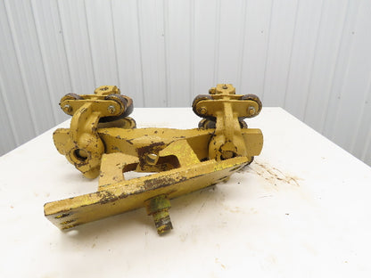 American Monorail Bridge Crane Hoist Trolley Manual End Truck 6-1/2" Wheels