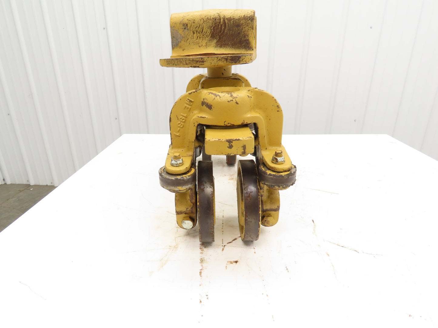 American Monorail Bridge Crane Hoist Trolley Manual End Truck 6-1/2" Wheels