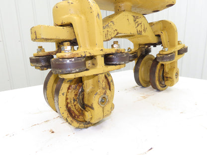 American Monorail Bridge Crane Hoist Trolley Manual End Truck 6-1/2" Wheels