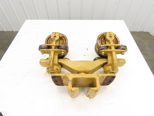 American Monorail Bridge Crane Hoist Trolley Manual End Truck 6-1/2" Wheels