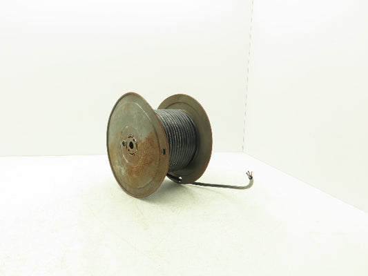E106615 Sunlight Resistant Wire Spool 16AWG 4 Conductor 205' Black Direct Burial