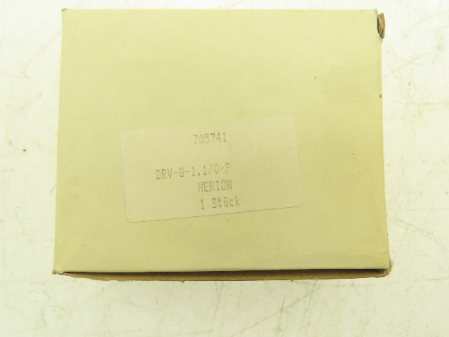 Herion DRV-8-1.1/0-P Needle Valve w/Reverse Flow Check 1/4"npt MU-08HR  Lot of 3